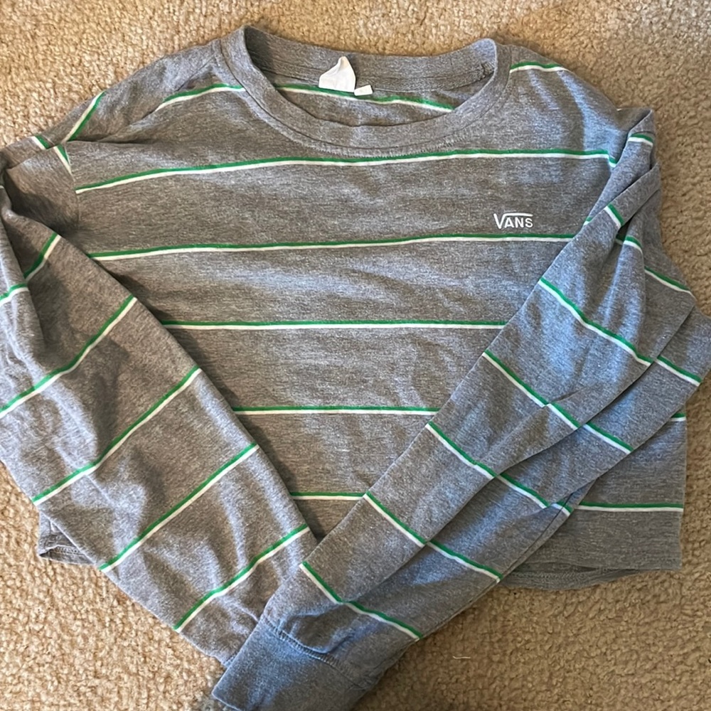Vans long sleeve crop top